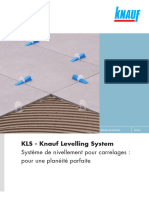 KLS - Knauf Levelling System - TECH-PROD - XX - 01-2013 - FR