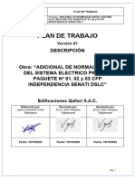 Plan de Trabajo - Instalaciones Electricas