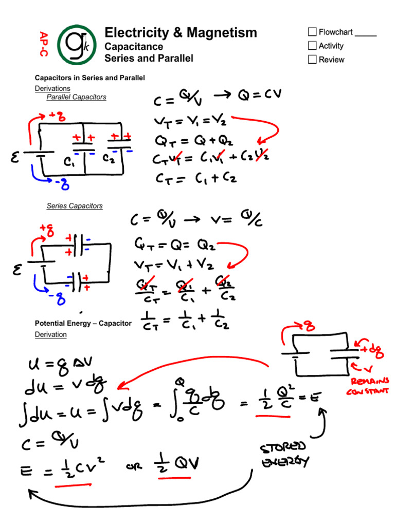Physics: Capacitor Configurations | PDF