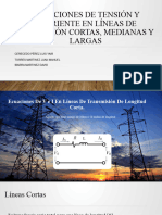 Ecuaciones de Tensión y Corriente en Líneas de Trasmision