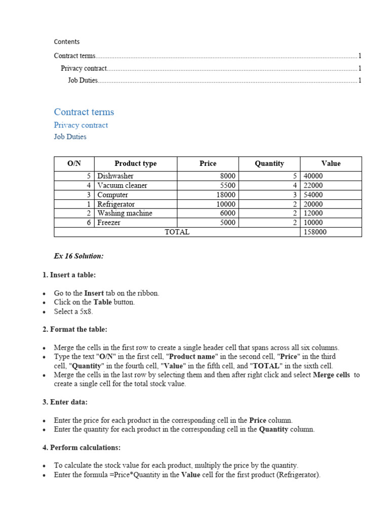 Product Pricing and Contract Overview | PDF | Computing | Software