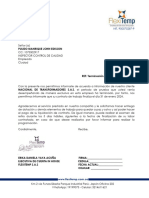 Carta de Terminacion