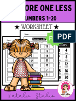 Numbers 1-20: Worksheet