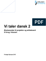 Projektor Sider VI Taler Dansk 2