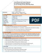 Electrical Engineering Lab IV Course Outline