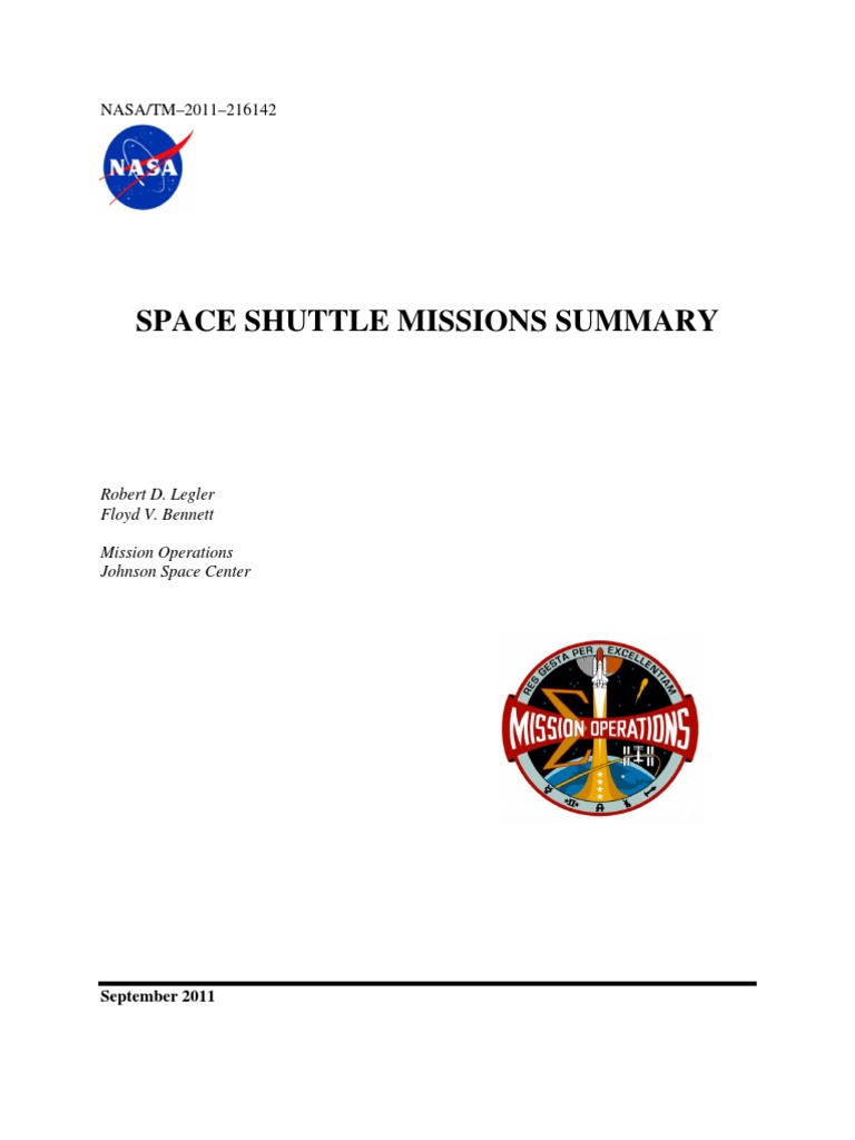 Space Shuttle Missions Summary | PDF | Space Shuttle | Reusable