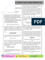 Estudo Da Célula - Lição 2 - o Método de Jesus para Fazer Discipulos