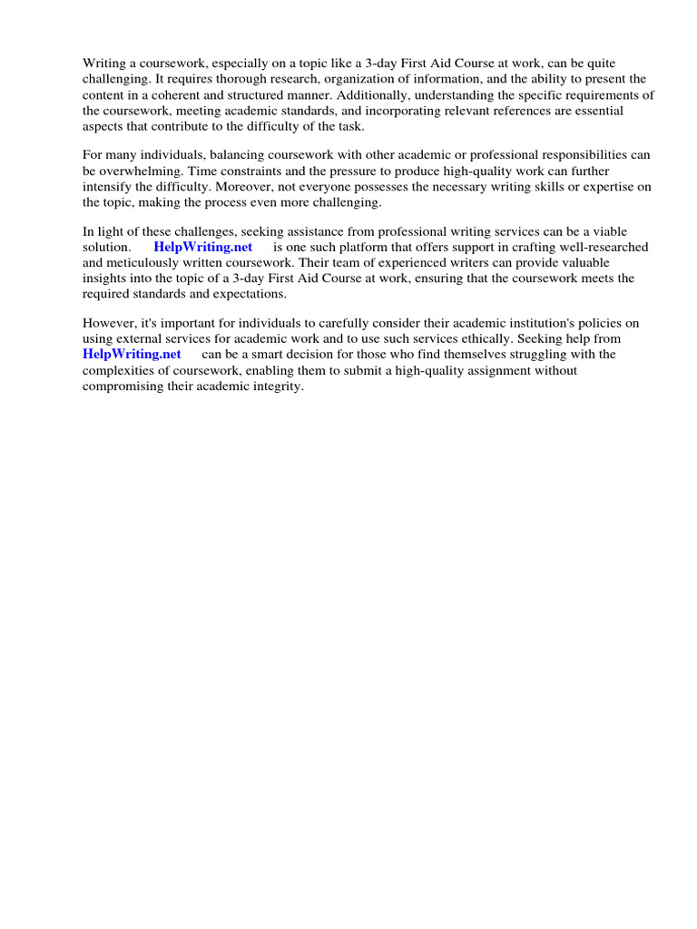 3 day first aid course at work download free pdf first aid