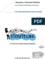 Acerca Del Storytelling y El Elevator Pitch