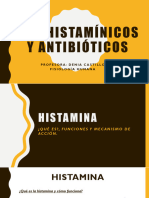 Antihistamínicos y Antibióticos
