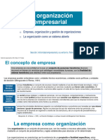 Tema 1. La Organización Empresarial