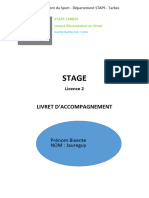 UE9 Livret D'accompagnement Stage L2-2021