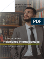 Licenciatura en Relaciones Internacionales