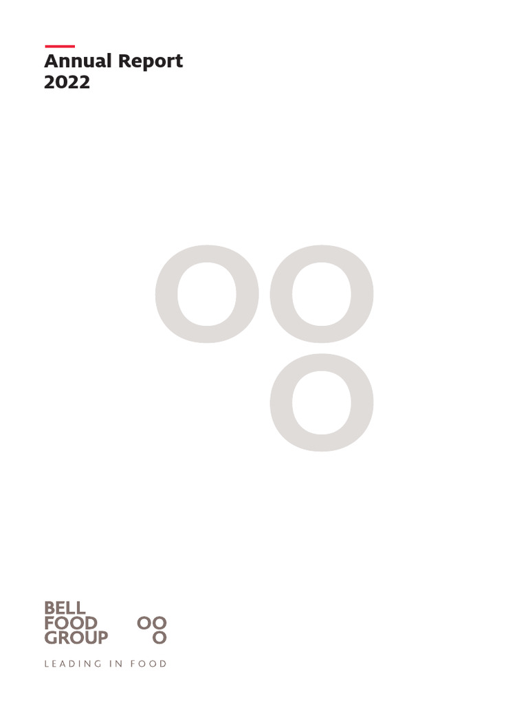 Annual Report Bell Food Group 2022 Download Free PDF Sustainability 