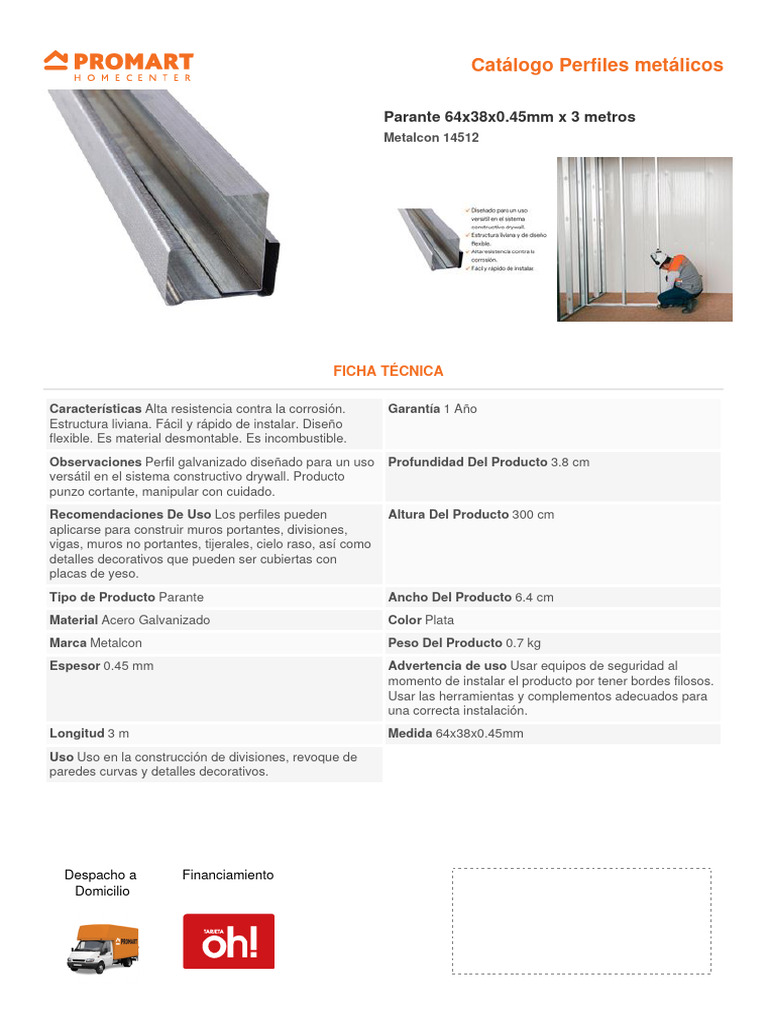 F.T. Parante 64x38x0.45mm X 3m | PDF