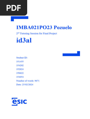 Business Plan - id3al