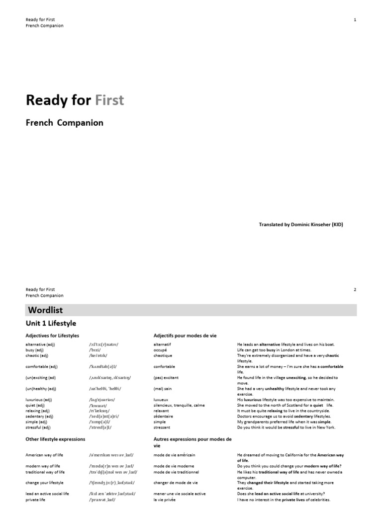 French-English Lifestyle Guide | PDF | Telephone | Golf Course