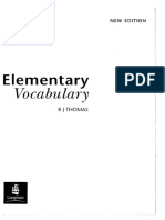 Elementary Vocabulary Thomas