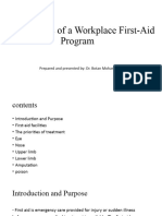 Fundamentals of A Workplace First-Aid