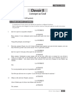 Devoir 8: À Envoyer Au Cned