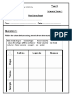 3648AssignmentsYear 3 Revision Sheet