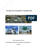UTTF - The High Cost of Congestion in Canadian Cities