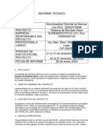 Informe Tecnico Del Ingeniero