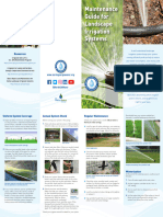 Maintenance Guide Irrigation - 2019