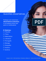 Exercícios Dissertativos