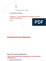 AfM 5 - Financial Statements (Is & BS & CF)