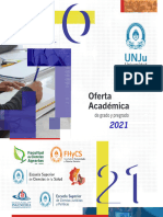 Oferta Académica de La Unju 2021