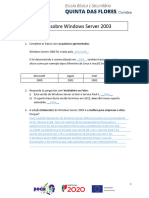 Teste Sobre Windows Server 2003