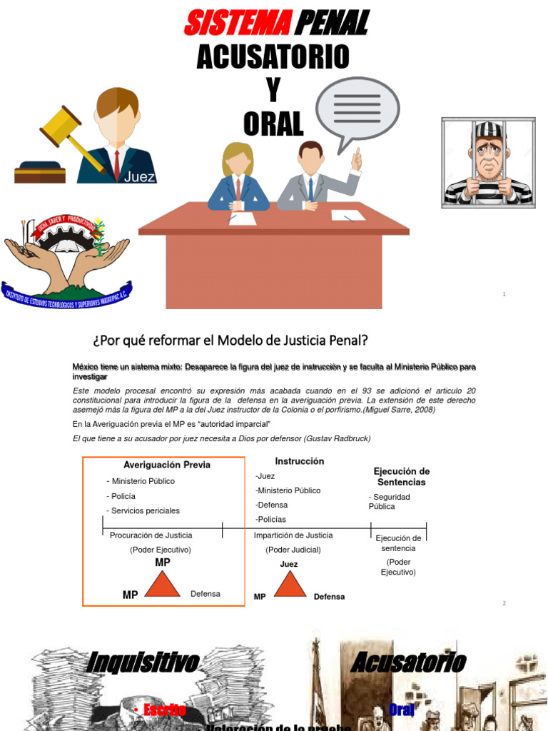 Reforma del Sistema Penal Acusatorio en México | PDF | Procedimiento ...