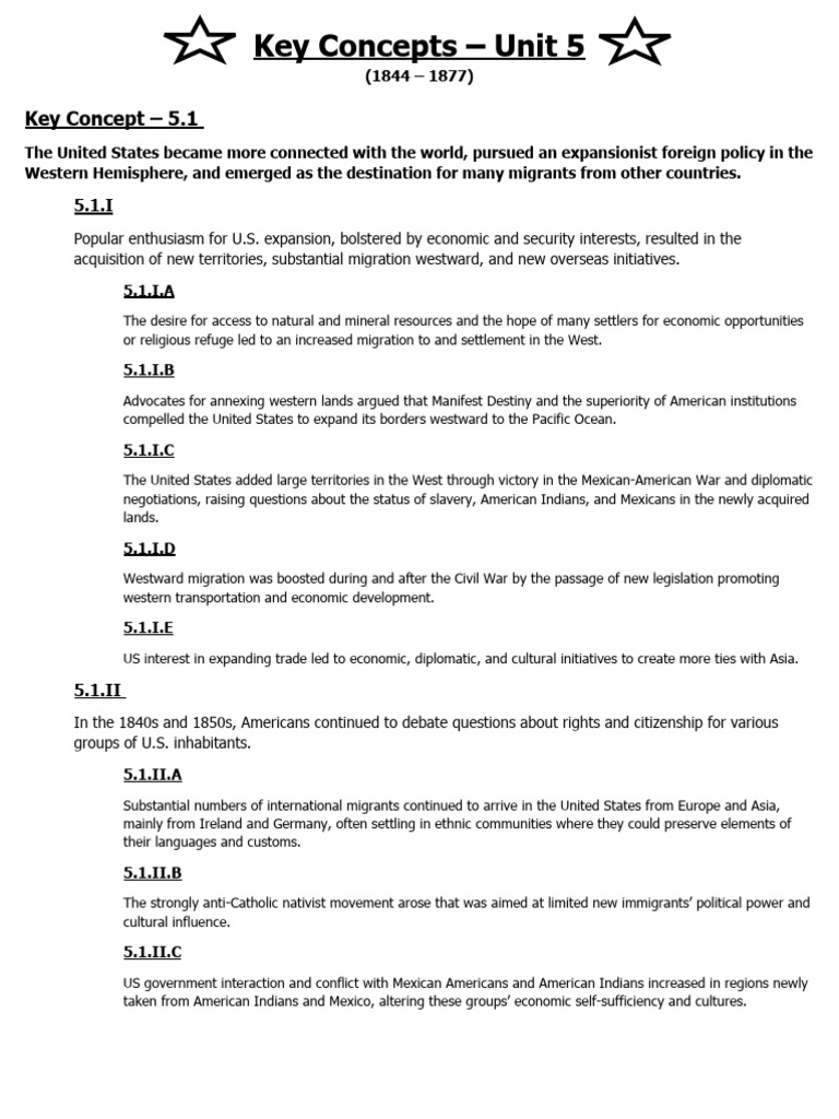 Key concepts unit 5 pdf american civil war confederate states