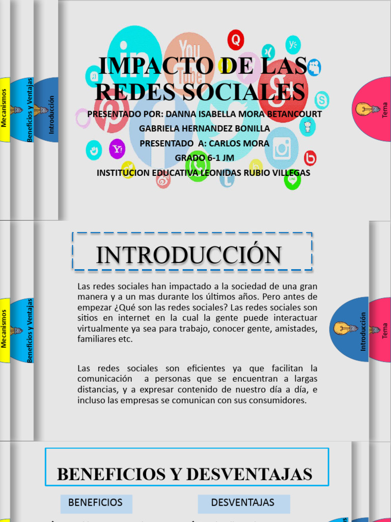 Explorando El Impacto de Las Redes Sociales | PDF | Servicio de redes ...