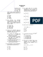 Examen 2 Periodo Matematicas