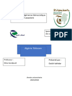 Algérie Télécom: République Algérienne Démocratique Et Populaire