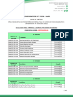 RESULTADO FINAL - Processo Transferência Interna 2024-01 - CAMPUS RIO VERDE - RETIFICAÇÃO 01
