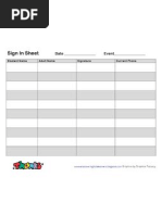 Download Sign in Sheet by jenp761 SN70903607 doc pdf