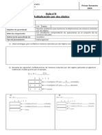 Guía N°4 - Multiplicaciones