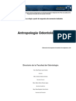 Antropología Odontológica 2019-2020 - 0