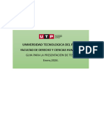 Guía de Redacción Académica de Tesis Facultad de Derecho y Ciencias Humanas de La UTP