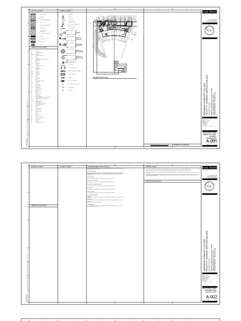 Architectural Abbreviations and Legends | PDF | Wall | Real Estate
