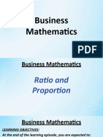 Bus Math 3 Ratio Proportion