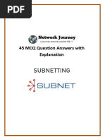 Master The Art of Subnetting - 45 MCQ With Detailed Explanations