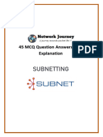 Master The Art of Subnetting - 45 MCQ With Detailed Explanations