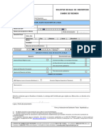 Solicitud de Baja de Inscripcion y Cambio de Regimen 2014