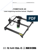 English ATOMSTACK A5 Laser Engraver User Manual