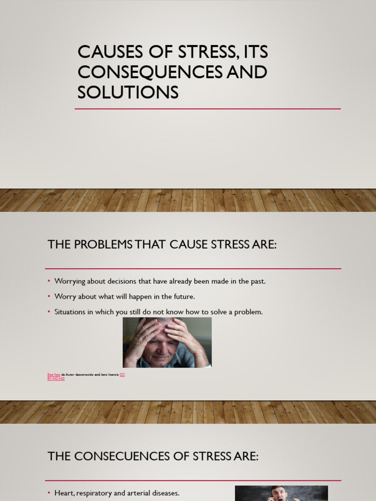 Causes of Stress, Its Consequences and Solutions | PDF