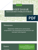 Konsep Dasar Manajemen Perkantoran-Semester 4-MPI